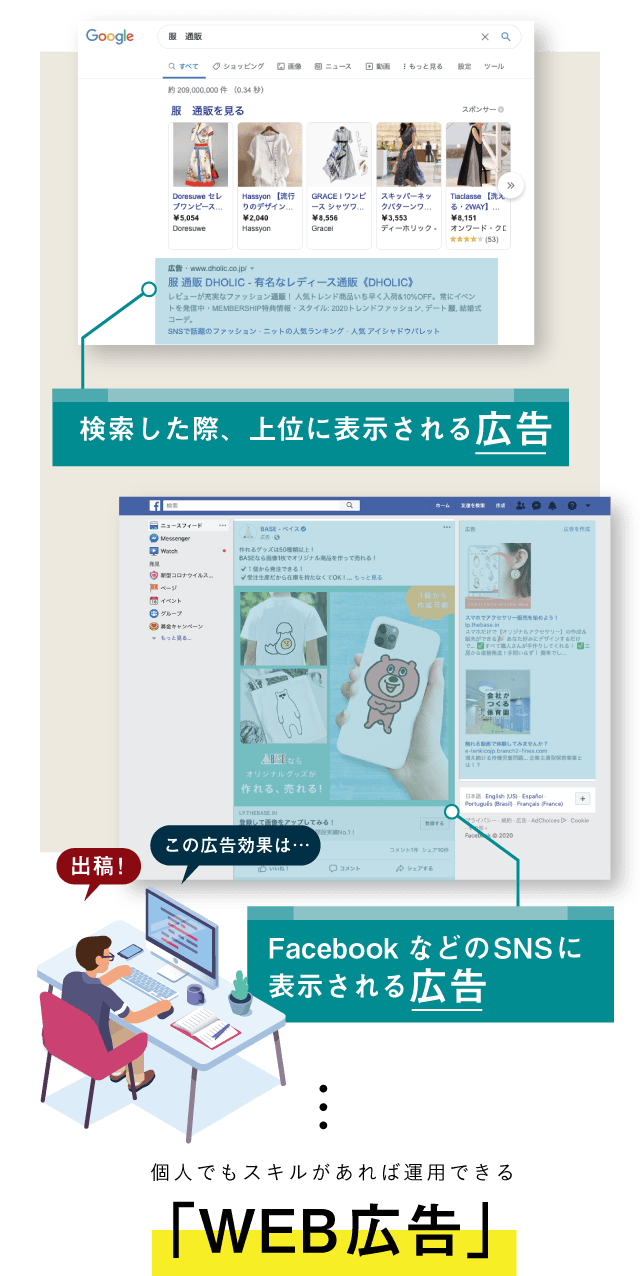 Web広告運用スキルを身につけて 新たな収入源をもう一つ作りませんか Web広告マスター